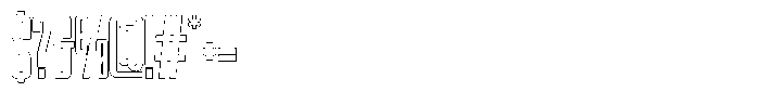 Quaron Outline Font OTHER CHARS