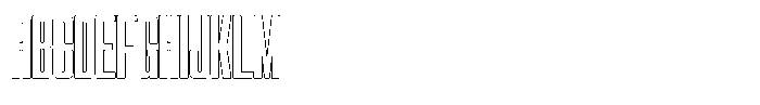 Quaron Outline Font UPPERCASE