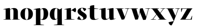 Quars Display Font LOWERCASE