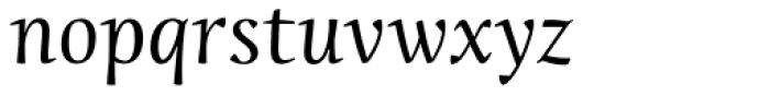 Quars Italic Font LOWERCASE