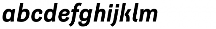 Quartal Extended Bold Italic Font LOWERCASE
