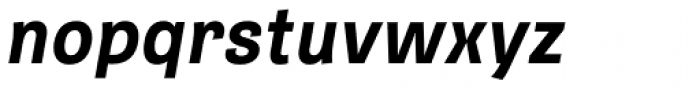Quartal Extended Bold Italic Font LOWERCASE