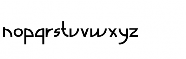 Quarter Arabic Regular Font LOWERCASE