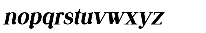 Quarter Back Extra Bold Italic Font LOWERCASE