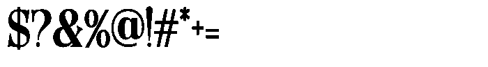 Quarter Theory Cntr Condensed Font OTHER CHARS