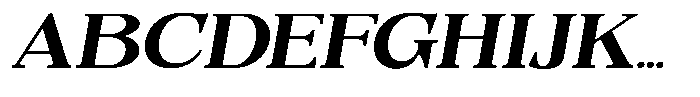 Quarter Theory Cntr Expanded Italic Font UPPERCASE