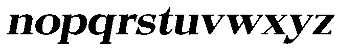 Quarter Theory Cntr Expanded Italic Font LOWERCASE