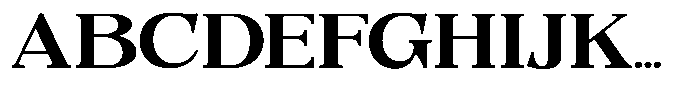 Quarter Theory Cntr Expanded Font UPPERCASE