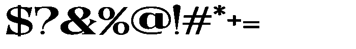 Quarter Theory Cntr Extra Expanded Font OTHER CHARS