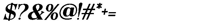 Quarter Theory Cntr Italic Font OTHER CHARS