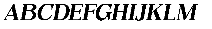 Quarter Theory Cntr Italic Font UPPERCASE