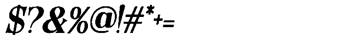 Quarter Theory Cntr Semi Condensed Italic Font OTHER CHARS