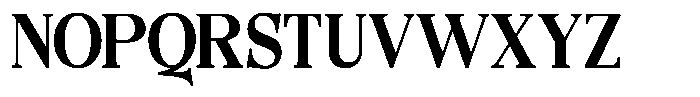 Quarter Theory Cntr Semi Condensed Font UPPERCASE