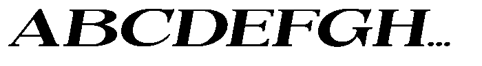Quarter Theory Cntr Ultra Expanded Italic Font UPPERCASE