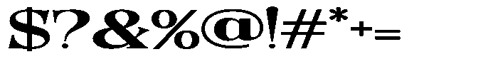 Quarter Theory Cntr Ultra Expanded Font OTHER CHARS