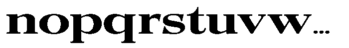 Quarter Theory Cntr Ultra Expanded Font LOWERCASE