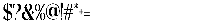 Quarter Theory Condensed Font OTHER CHARS