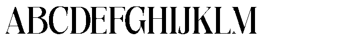 Quarter Theory Condensed Font UPPERCASE
