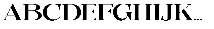 Quarter Theory Expanded Font UPPERCASE