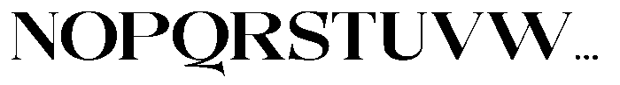 Quarter Theory Expanded Font UPPERCASE
