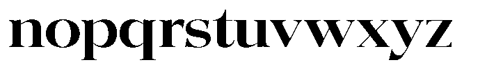 Quarter Theory Expanded Font LOWERCASE