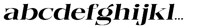 Quarter Theory Extra Expanded Slant FONT