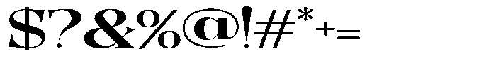 Quarter Theory Extra Expanded Font OTHER CHARS