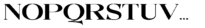 Quarter Theory Extra Expanded Font UPPERCASE