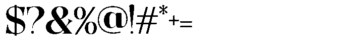 Quarter Theory Regular Font OTHER CHARS