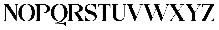 Quarter Theory Regular Font UPPERCASE
