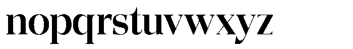 Quarter Theory Regular Font LOWERCASE