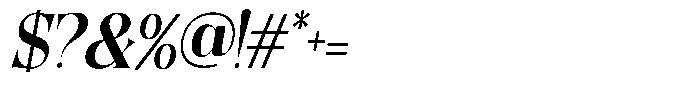 Quarter Theory Semi Condensed Slant Font OTHER CHARS