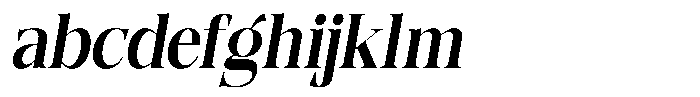 Quarter Theory Semi Condensed Slant FONT