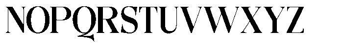 Quarter Theory Semi Condensed Font UPPERCASE