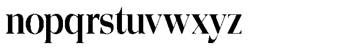 Quarter Theory Semi Condensed Font LOWERCASE