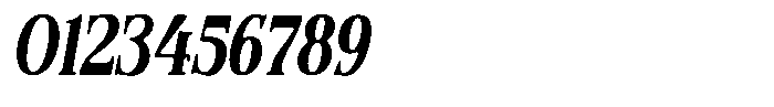 Quarter Theory Sf Cntr Condensed Italic Font OTHER CHARS