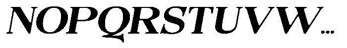 Quarter Theory Sf Cntr Expanded Italic Font UPPERCASE