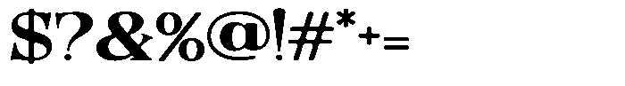 Quarter Theory Sf Cntr Expanded Font OTHER CHARS