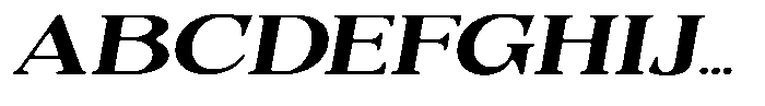Quarter Theory Sf Cntr Extra Expanded Italic Font UPPERCASE