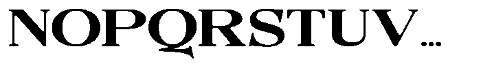 Quarter Theory Sf Cntr Extra Expanded Font UPPERCASE