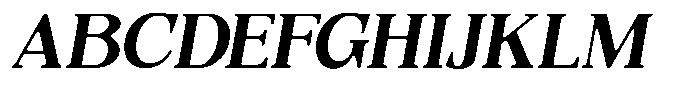 Quarter Theory Sf Cntr Italic Font UPPERCASE