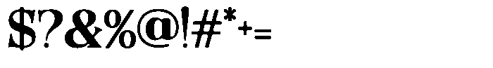 Quarter Theory Sf Cntr Regular Font OTHER CHARS