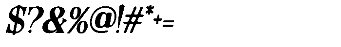 Quarter Theory Sf Cntr Semi Condensed Italic Font OTHER CHARS
