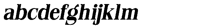Quarter Theory Sf Cntr Semi Condensed Italic FONT