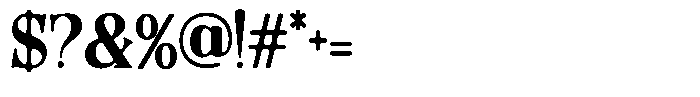Quarter Theory Sf Cntr Semi Condensed Font OTHER CHARS