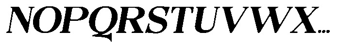 Quarter Theory Sf Cntr Semi Expanded Italic Font UPPERCASE