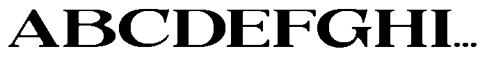 Quarter Theory Sf Cntr Ultra Expanded Font UPPERCASE