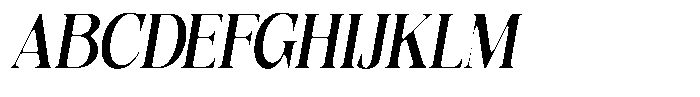 Quarter Theory Sf Condensed Italic Font UPPERCASE