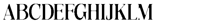 Quarter Theory Sf Condensed Font UPPERCASE