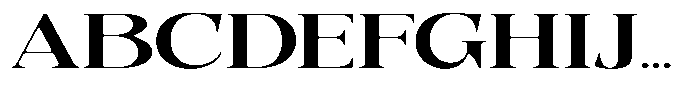 Quarter Theory Sf Extra Expanded Font UPPERCASE